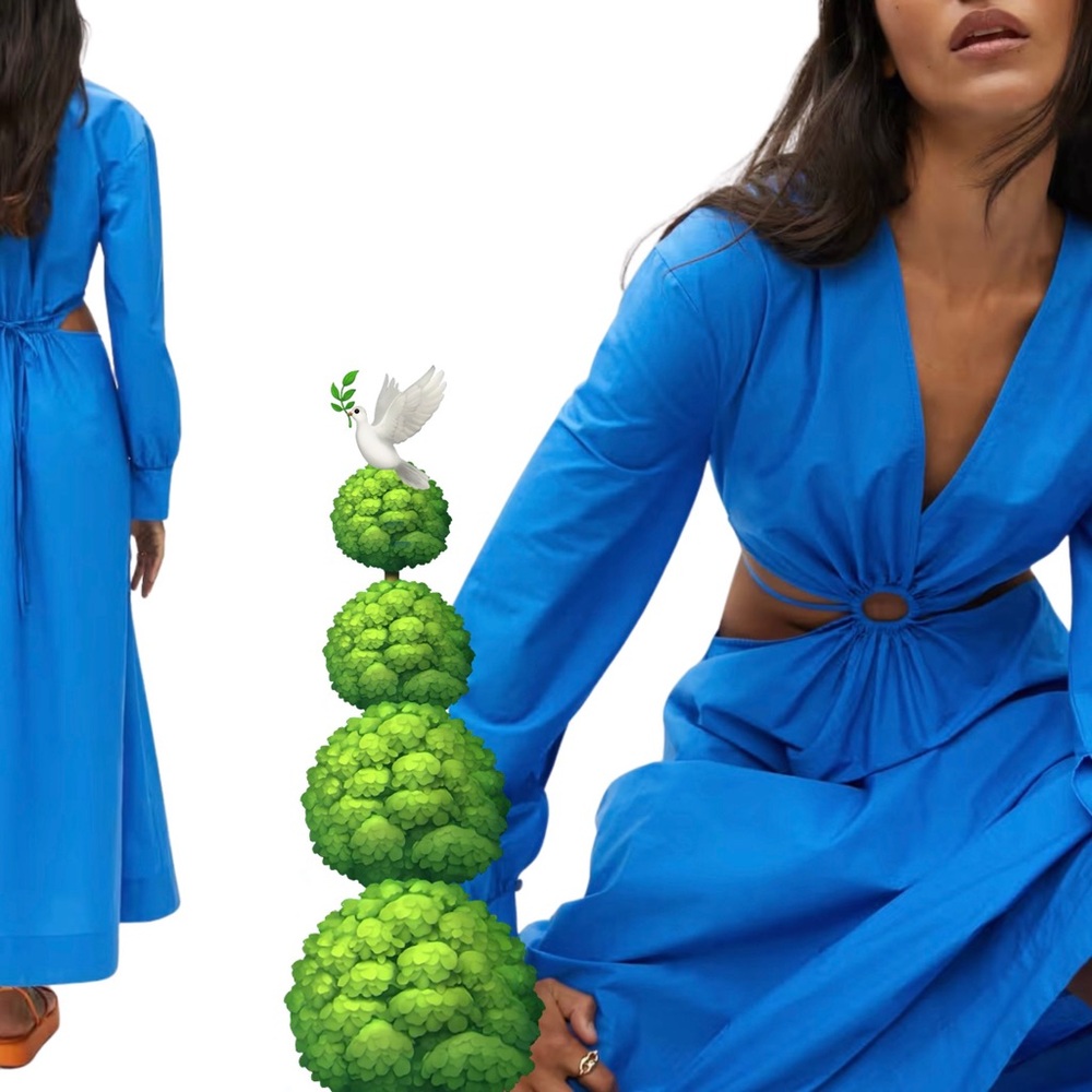 🌳🕊️CUTOUT dress